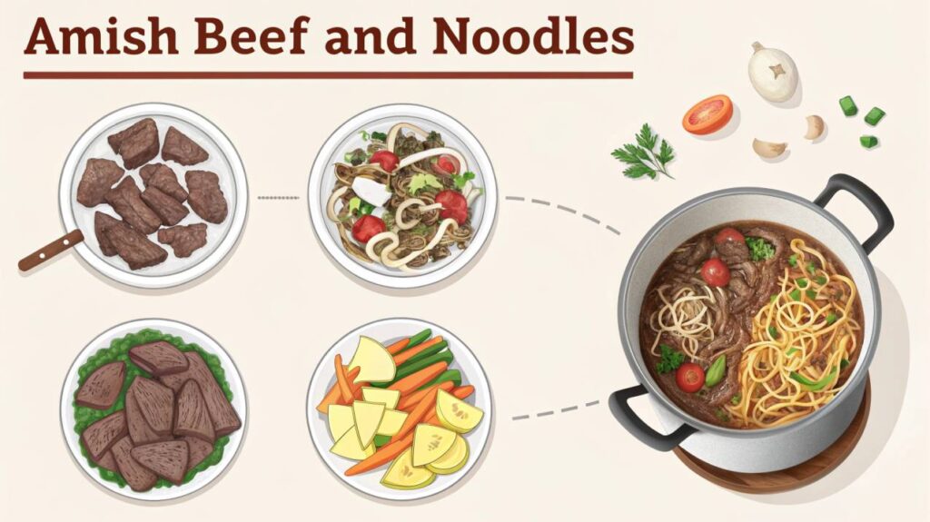 Amish Beef and Noodles Recipe