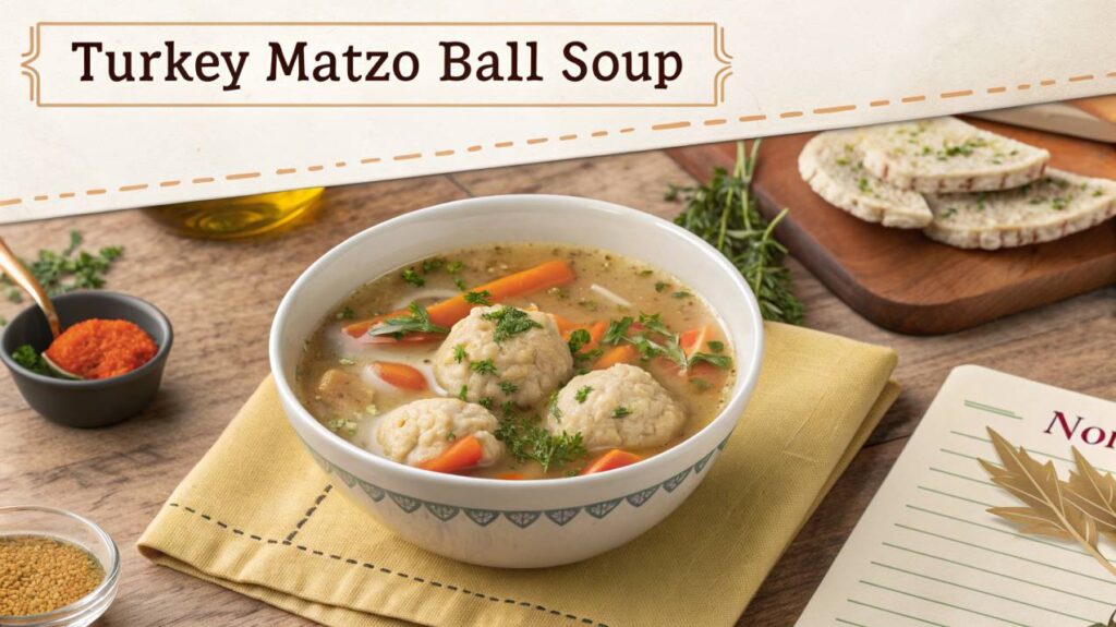 Turkey Matzo Ball Soup Recipe