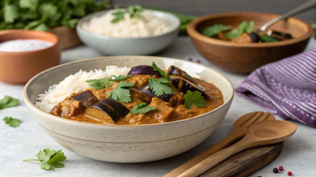 Creamy Aubergine Curry