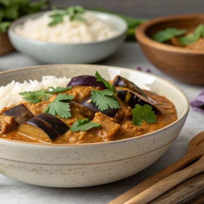 Creamy Aubergine Curry