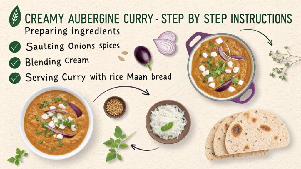 Creamy Aubergine Curry