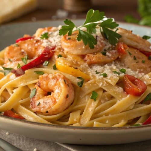 Creamy Cajun Shrimp Pasta Recipe