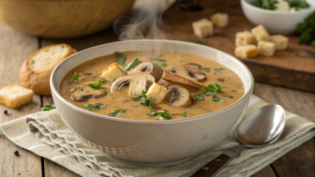 Creamy Mushroom Soup Recipe