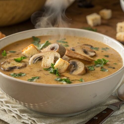 Creamy Mushroom Soup Recipe