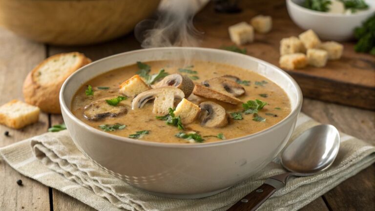 Creamy Mushroom Soup Recipe: A Cozy, Comforting Bowl of Goodness