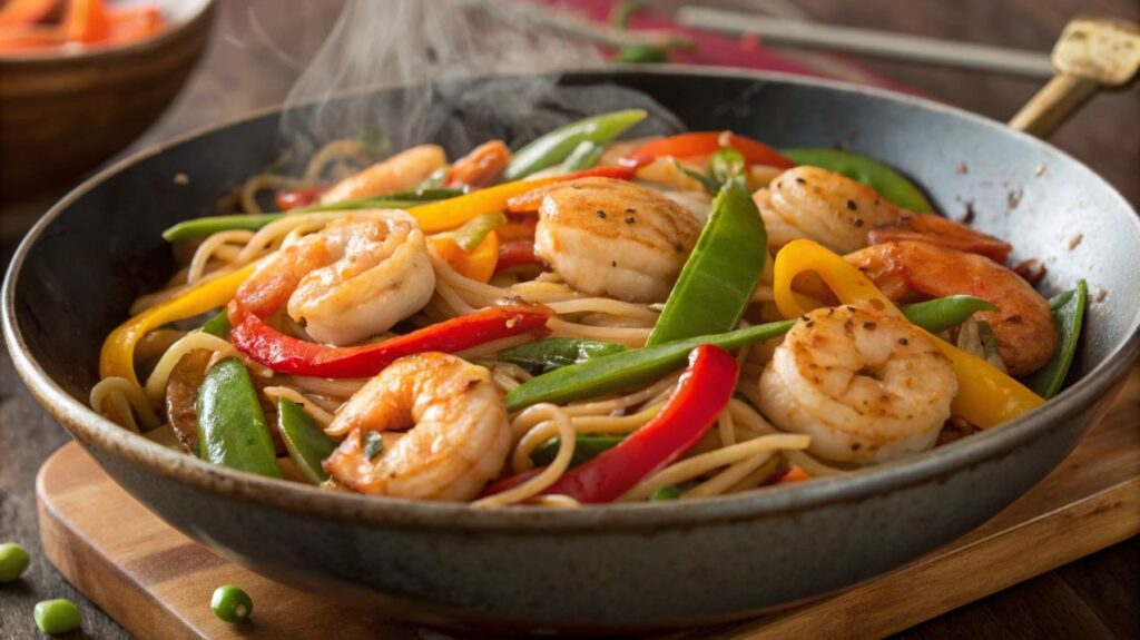 Shrimp Veggie Noodle Stir Fry – A Quick & Healthy Meal Shrimp Veggie Noodle Stir Fry