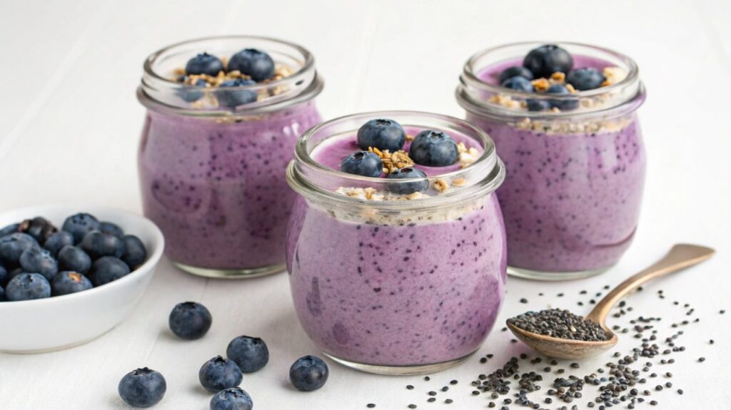 Blueberry Chia Pudding – A Berrylicious Treat Blueberry Chia Pudding