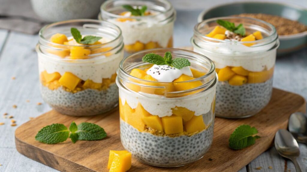 Mango Coconut Chia Pudding – A Tropical Delight Mango Coconut Chia Pudding